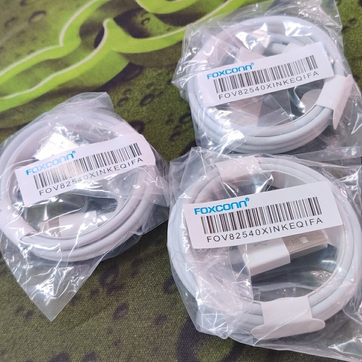 【6.5元3条清仓包邮】全新苹果手机数据线...