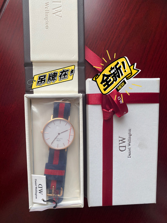 dw腕表大表盘尼龙表带 休闲时尚 本人不习...