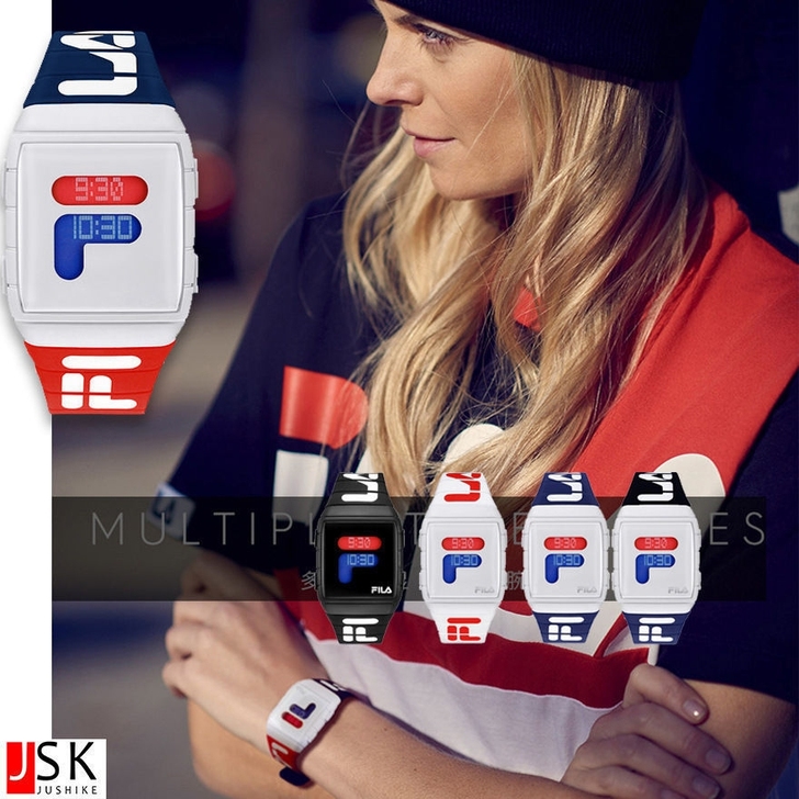 （清仓处理）韩式fila同款撞色手表女in...