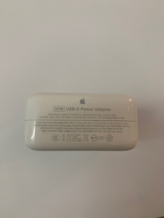 苹果原装30w快充充电器，支持8代以上手机...