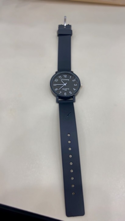 学生党看过来~~全新手表带备用电池,有黑盘...