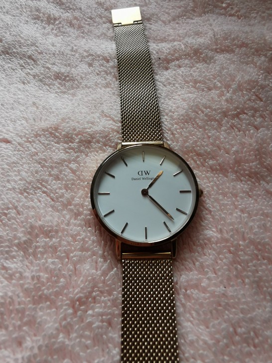 DW手表女士金属编织带欧美简约32mm 戴...