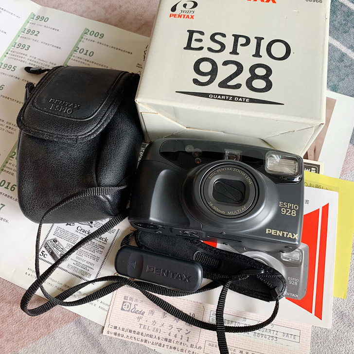 9新箱说齐全宾得espio928全自动胶卷...
