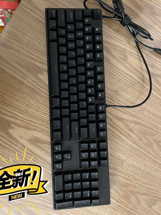 雷神K30吃鸡游戏机械键盘104全键笔记本...