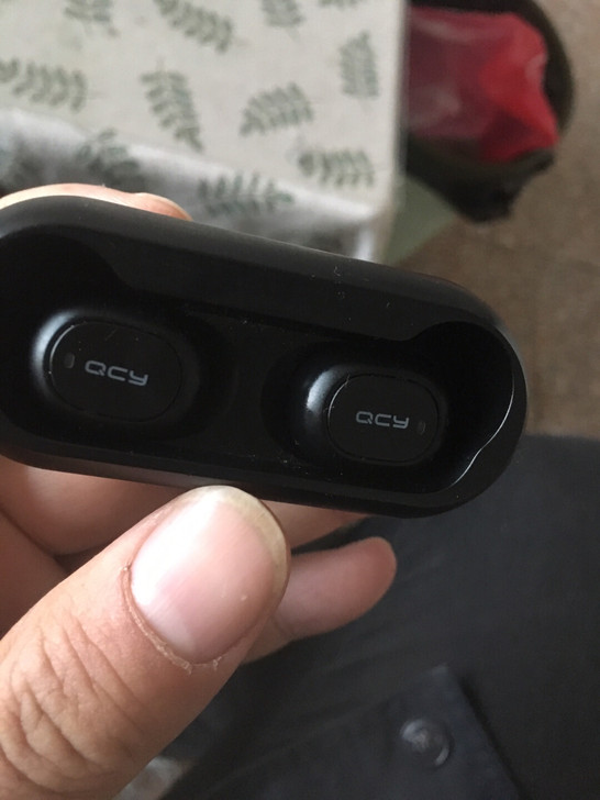 蓝牙耳机双耳5.0运动跑步QCY ，可换挂...