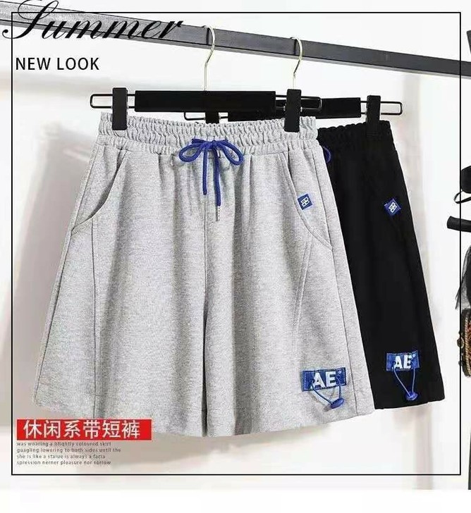 休闲运动短裤女夏季薄款外穿2021新款网红...