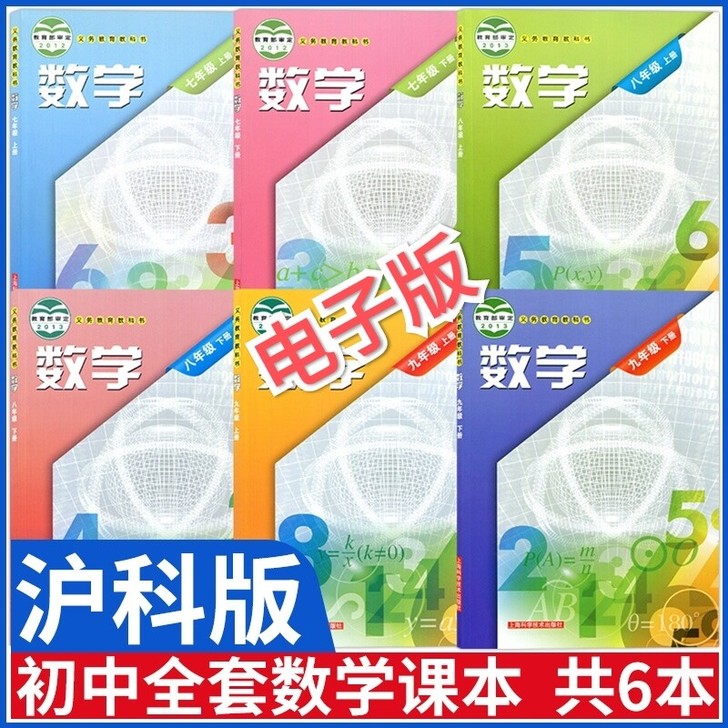 2021年适用沪科版上海科学技术出版社初中...