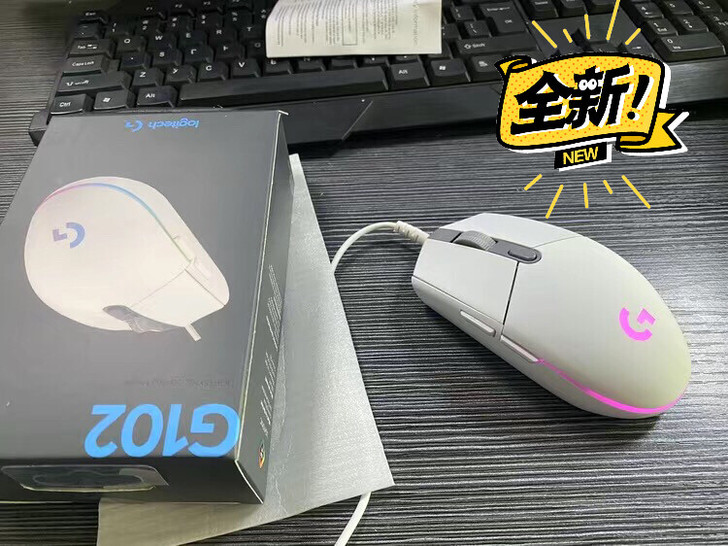 罗技G102二代有线游戏电竞鼠标RGB灯光...