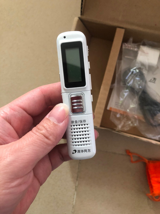 清华同方录音笔,买回来没用过。闲置物品,不...