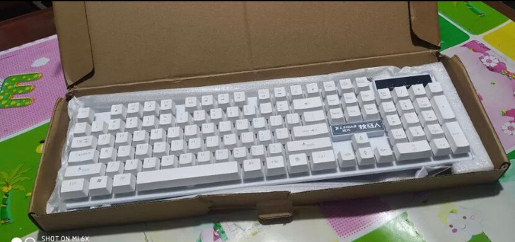 机械手感键盘笔记本台式电脑有线USB游戏鼠...