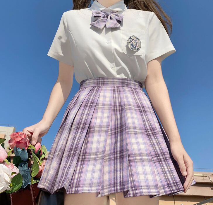 【奈雪家jk】原创#梅坞寻茶#日系制服格群...