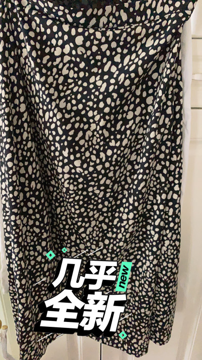 雪纺半身长裙 直筒显腿长