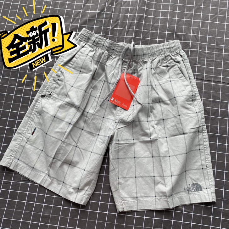 格子短裤夏季短裤男宽松外穿男士运动五分裤格子