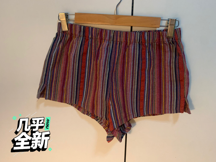 forever21短裤，波西米亚风，s码