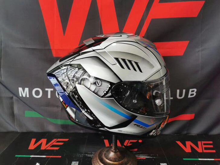 SHOEI X14 银雅马哈,配原厂包装箱...