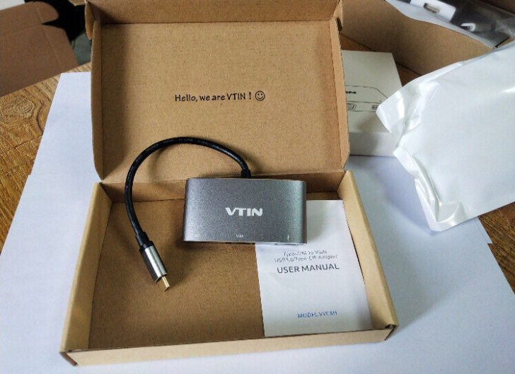 type-c 三合一全新带包装扩展坞