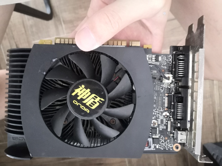 家里闲置电脑拆出来的昂达gtx650   ...