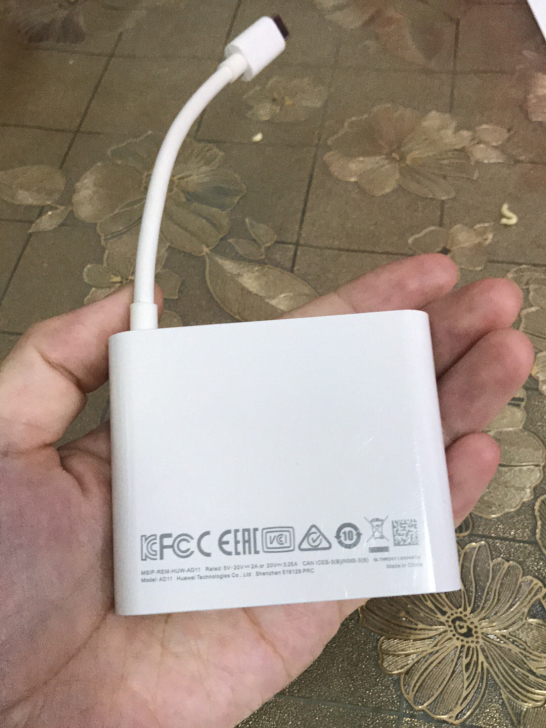 华为扩展坞原装typec转接器usb转接头...