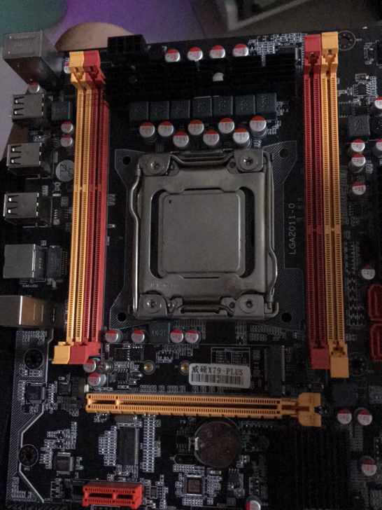 拆机一套主板CPU 威硕X79-PLUS ...
