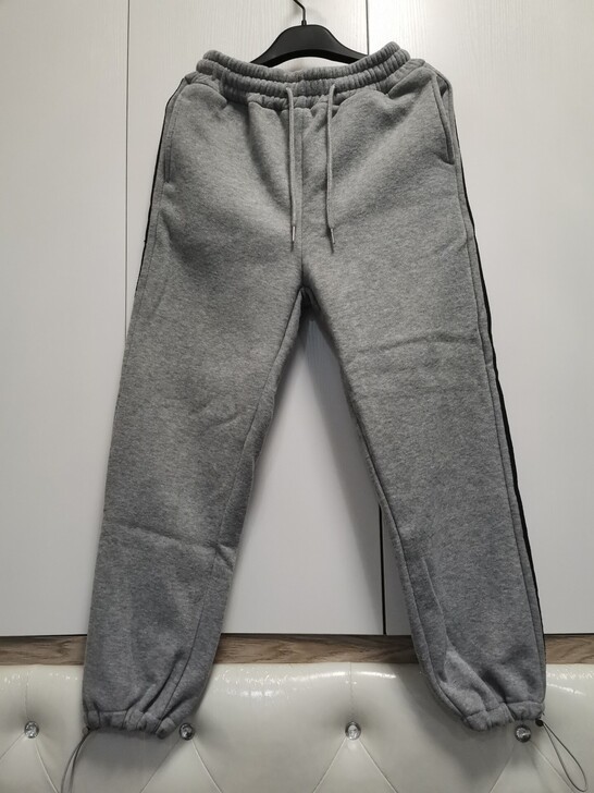 灰色冬天加绒休闲裤  M码
