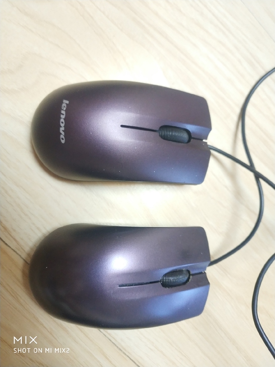 联想(Lenovo)原装有线鼠标 静音鼠标...