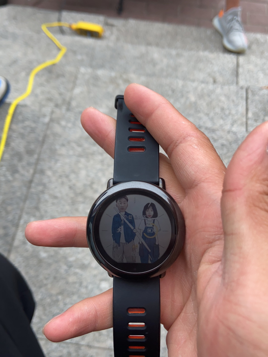 华米手表一代没有充电器了，橙色九成新