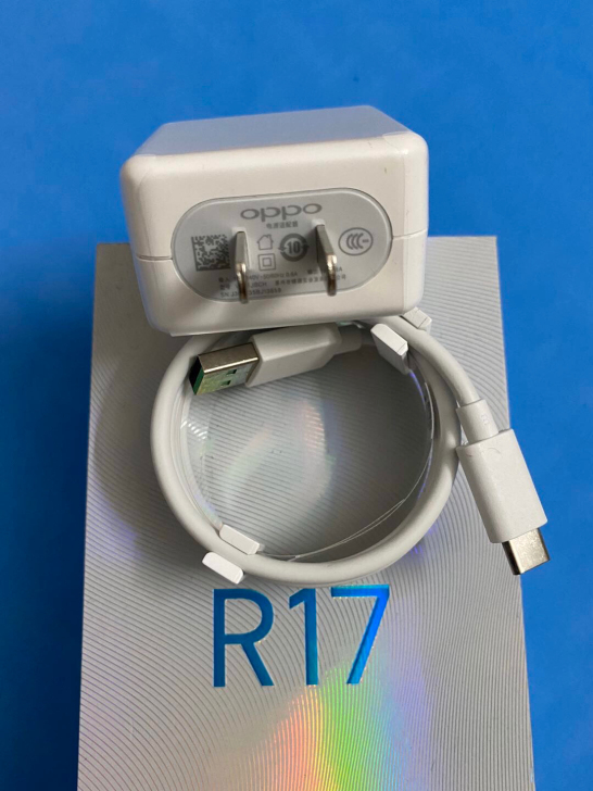 个人闲置OPPO R17闪充数据线充电器充...