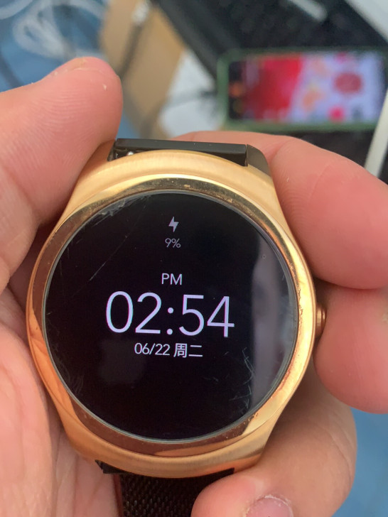 ticwatch 2代金色