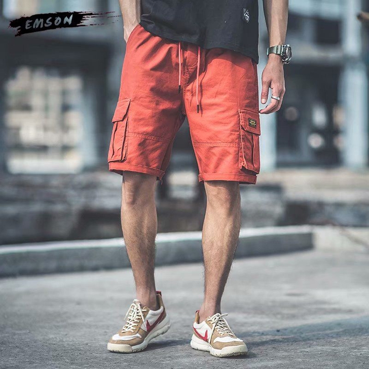 短裤男潮牌宽松休闲五分裤夏季薄款裤子男沙滩...