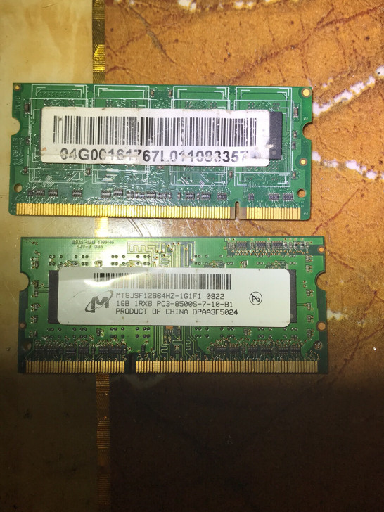 电脑内存二条不知好坏，新旧看图，懂做的来二...