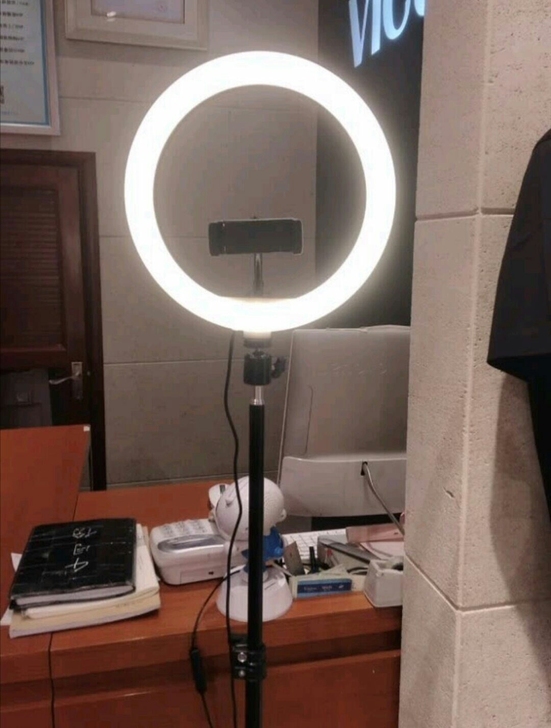 全部处理26厘米大号补光灯直播支架三脚架直...