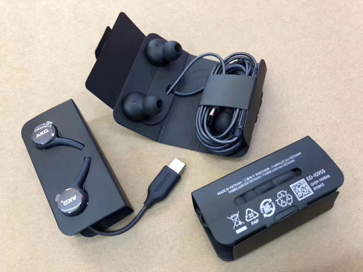 三星正品note10耳机AKG重低音炮线控...