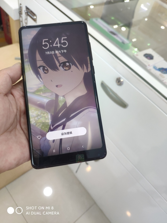 小米MiX2陶瓷黑6+128G，全原无拆修...