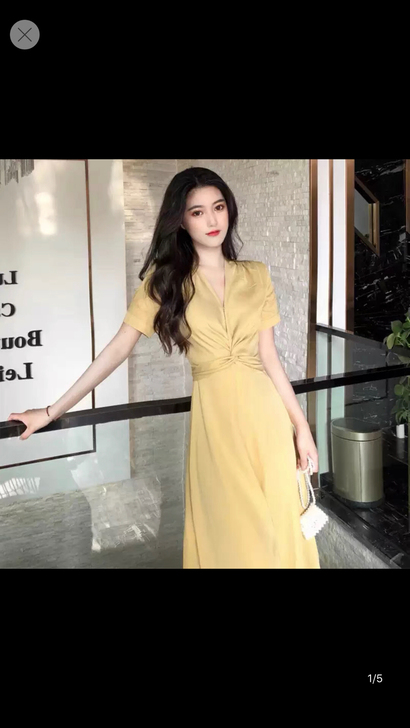 法式气质温柔裙子仙气超仙森系初恋长裙设计感...