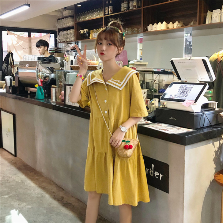 裙子仙女超仙森系2020新款夏装初中高中学...