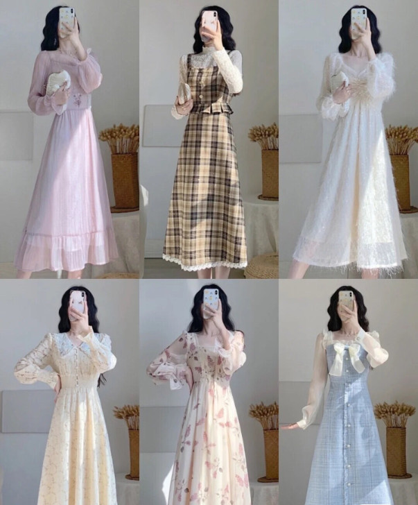 【连衣裙福袋】法式温柔风超仙白色连衣裙女夏...