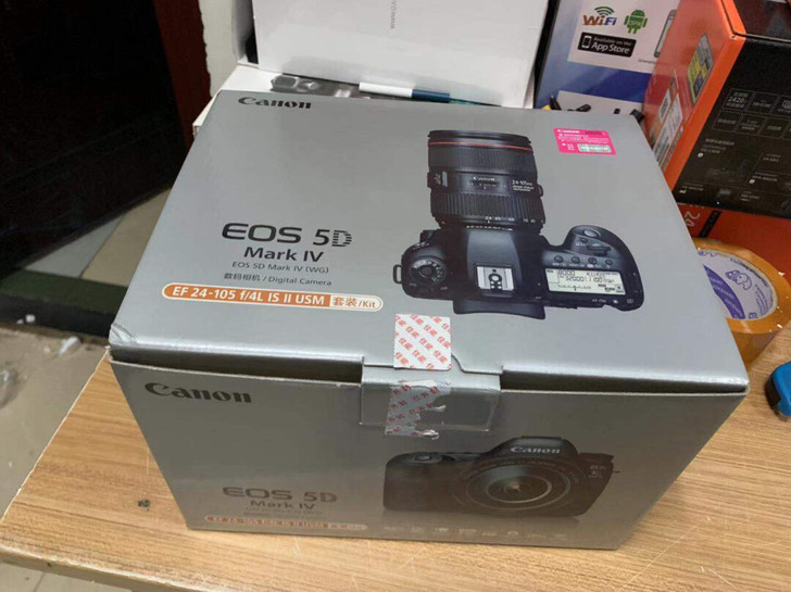 佳能5D4+24/105套机盒子。带真标带...