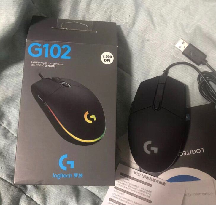 全新罗技g102鼠标二代罗技有线游戏鼠标R...