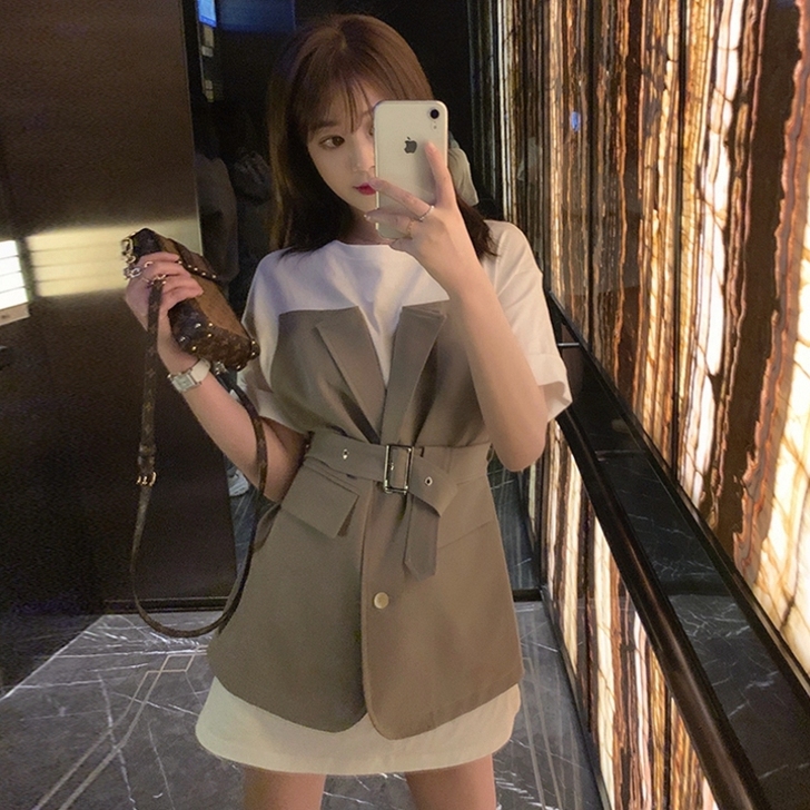 夏季2020新款仙女超仙森系裙子法式复古小...