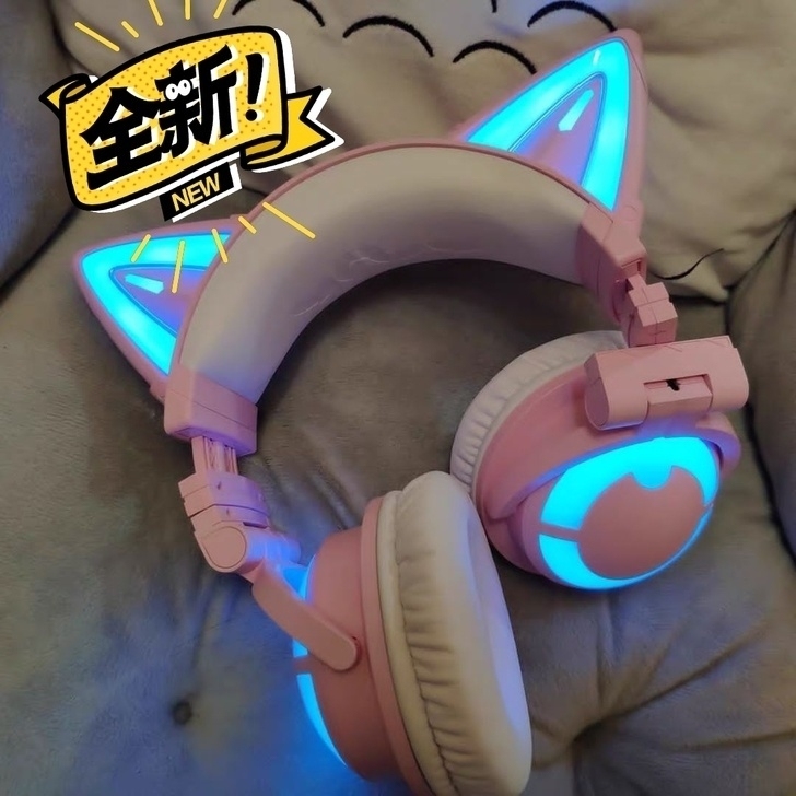 妖舞YOWU 猫耳耳机  3S头戴式蓝牙无...