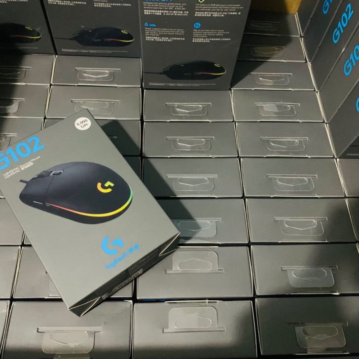 全新罗技G102二代鼠标电竞机械游戏有线办...
