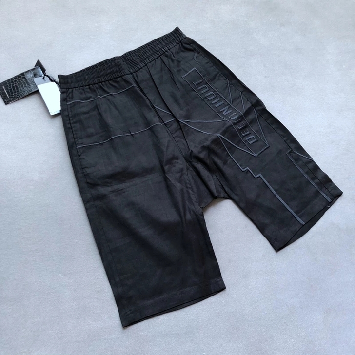 品牌男休闲短裤中裤黑色夏款全新卡纳狄尔