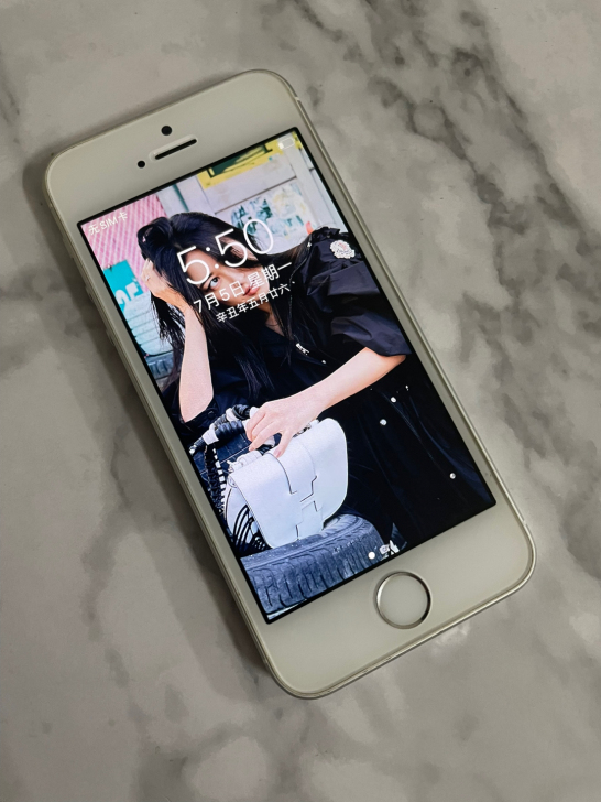 苹果SE  银色 64G 无锁 9新