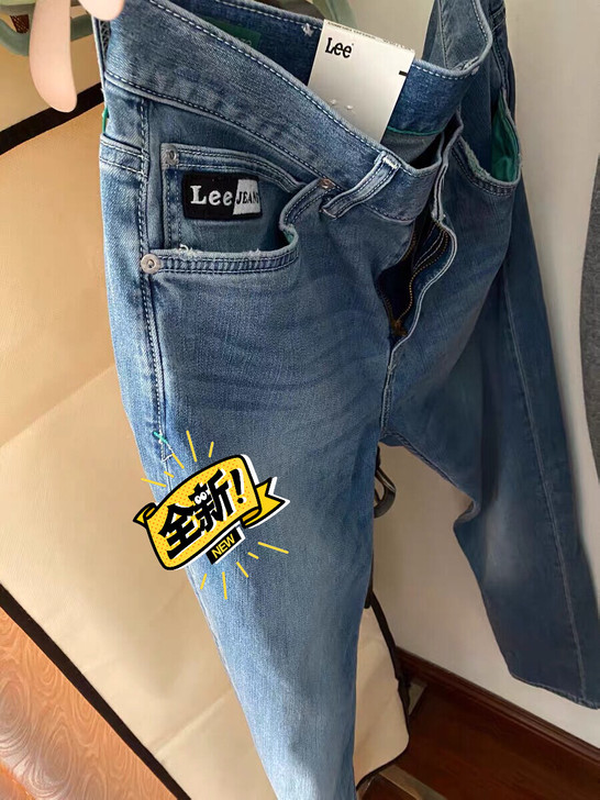 Lee夏季新款男士薄款弹力牛仔裤 面料超舒服