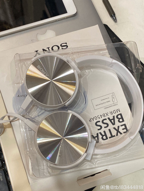 全新Sony索尼MDR-XB450头戴式重...