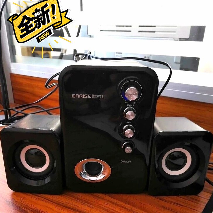 【捡漏】低音炮小音响迷你电脑音响台式有线小...
