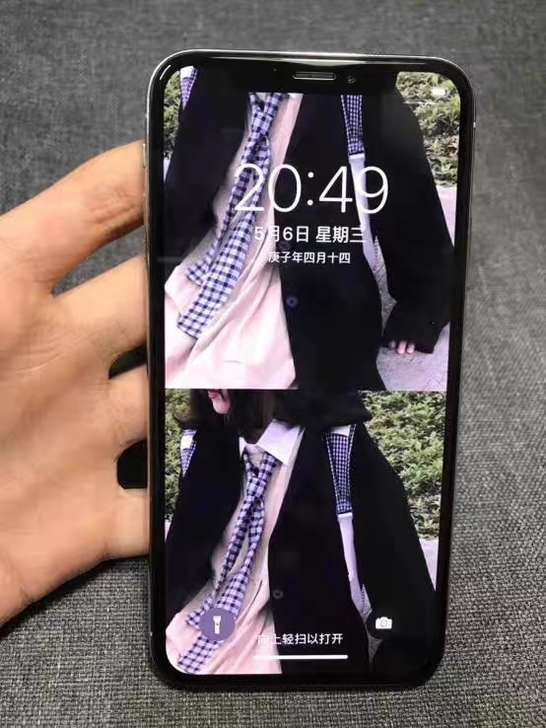 苹果X全面屏iphonex苹果x手机黑白色...