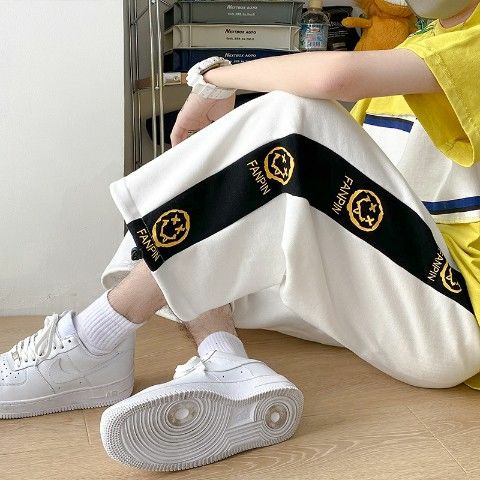 七分裤男夏季薄款ins港风韩版潮流宽松休闲...