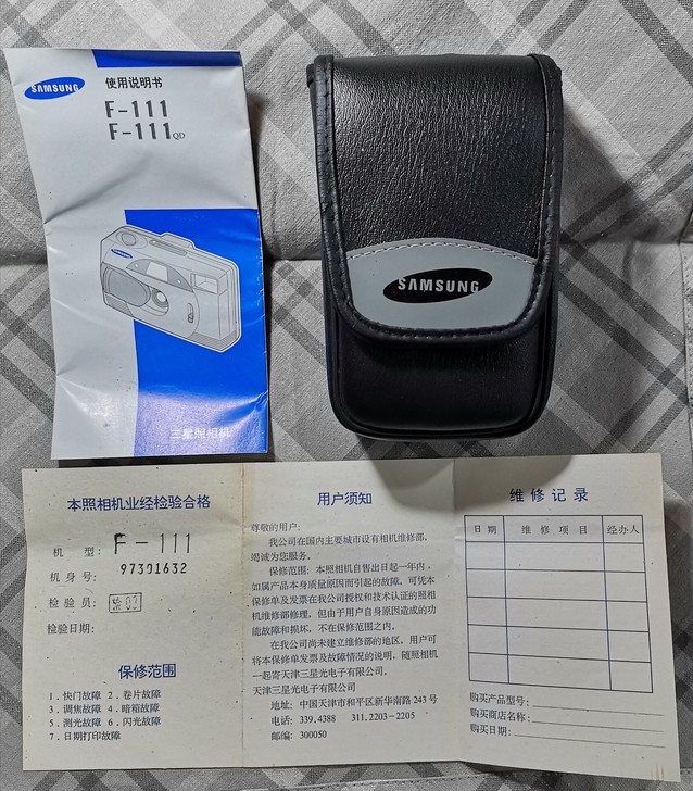 F-111三星照相机。全新末使用。1997...