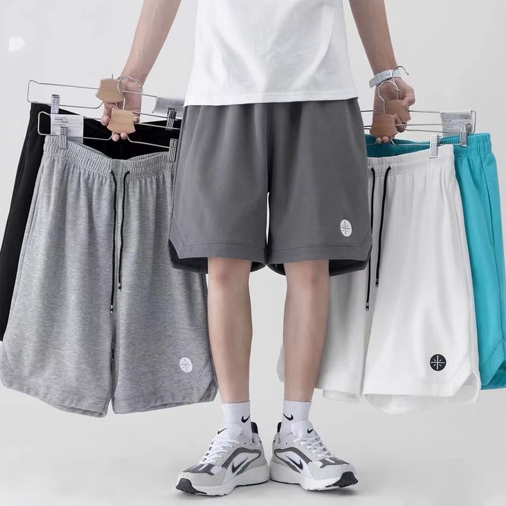 运动短裤男夏季薄款潮流痞帅裤子外穿中裤潮牌...